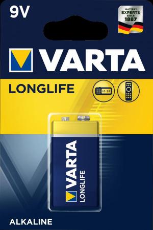 Крона VARTA LONGLIFE 6F22 9V