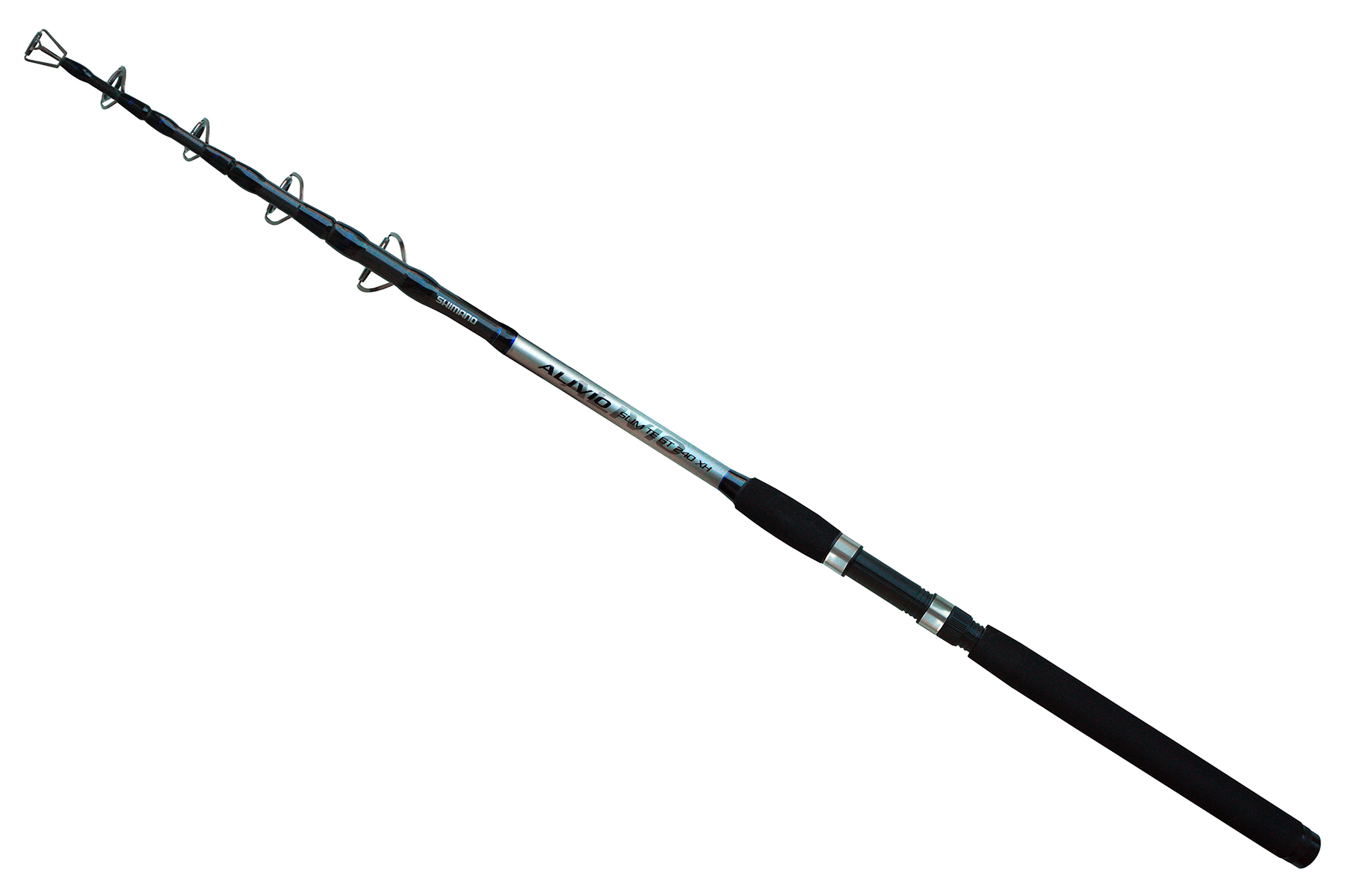 Удилище телескопическое SHIMANO Alivio Slim TE GT (ALVSLTEGT24XHB, 2.4 м, 40-80 г)