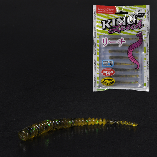 Мягкая приманка LUCKY JOHN King Leech (2"/5 см, 9 шт, PA19)