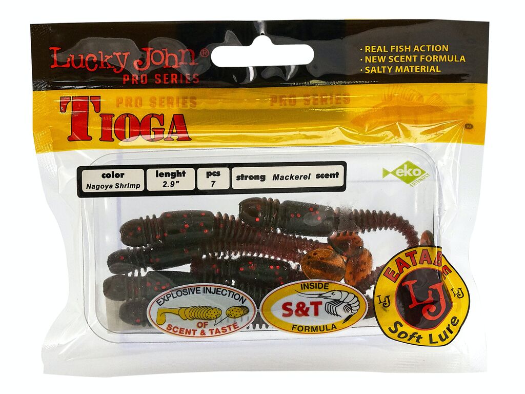 Мягкая приманка LUCKY JOHN Tioga (2.9"/7.4 см, 085, 7 шт)