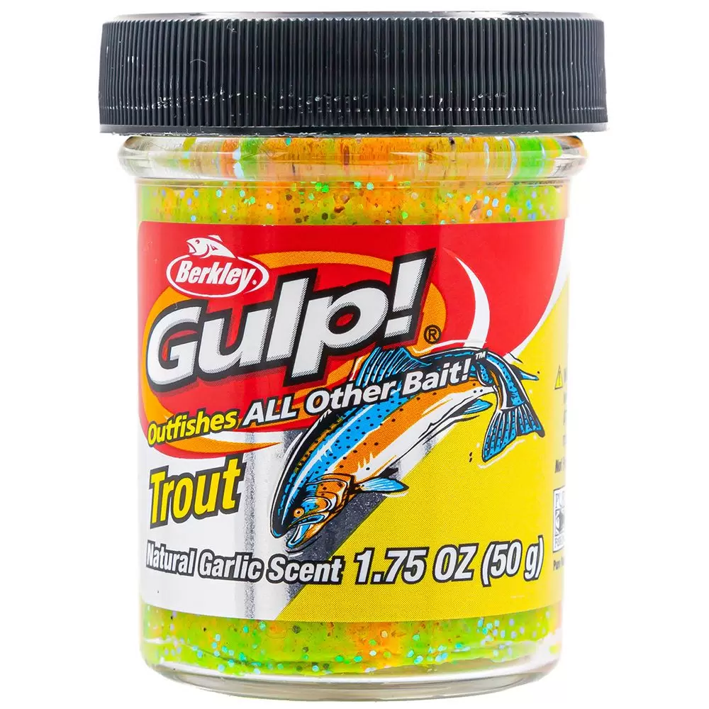 Паста форелевая BERKLEY Gulp! Trout Dough (50 г) (Garlic Rainbow Candy)