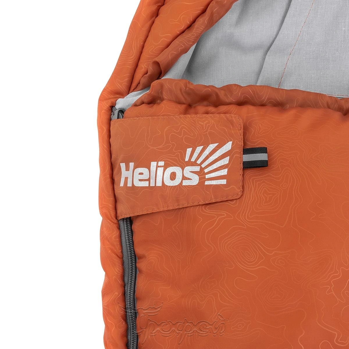 Спальный мешок HELIOS Toro Wide 200 (правый, оранжевый)