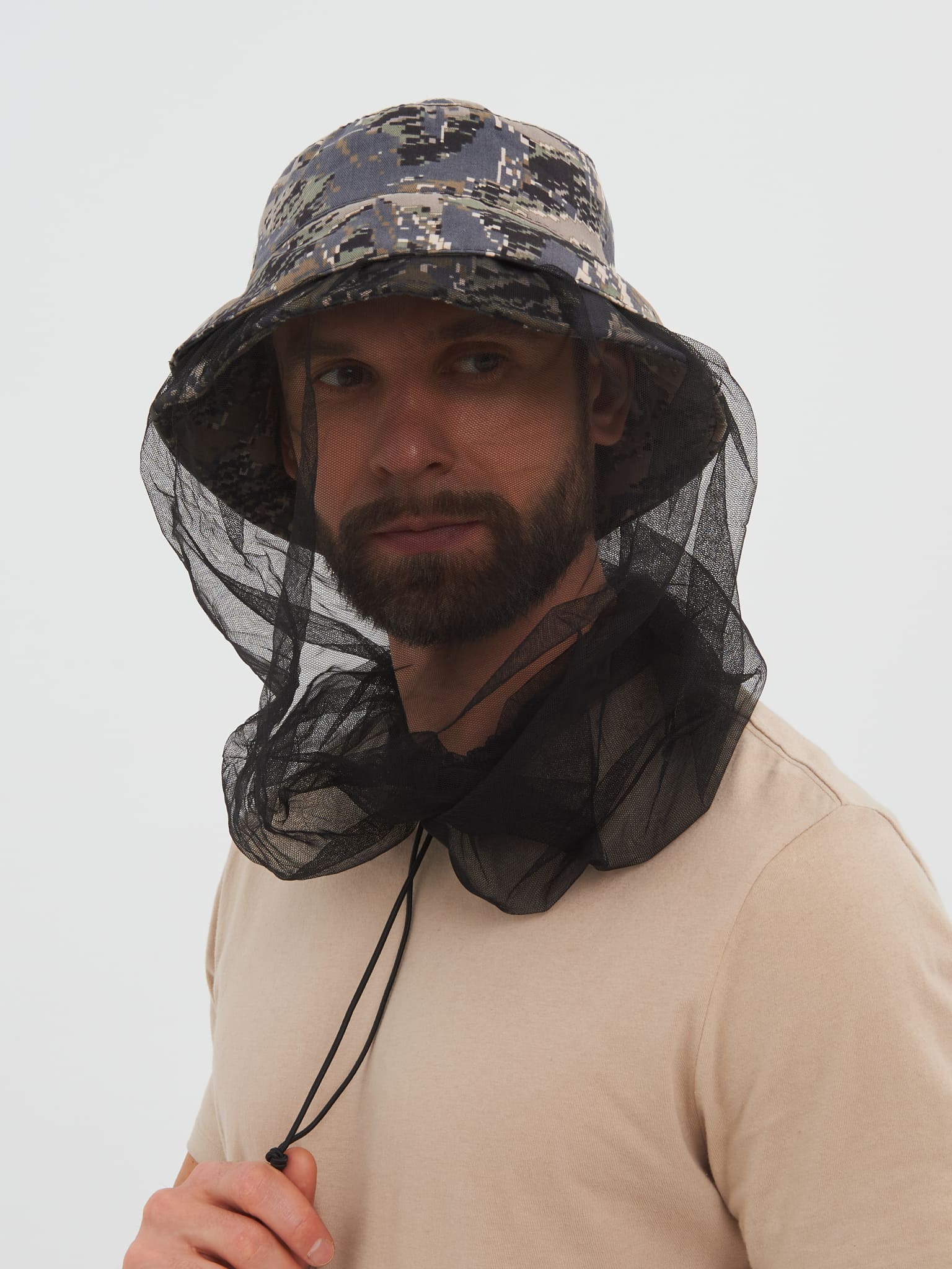 Панама-накомарник HUNTSMAN Трансформер (58, лабиринт)