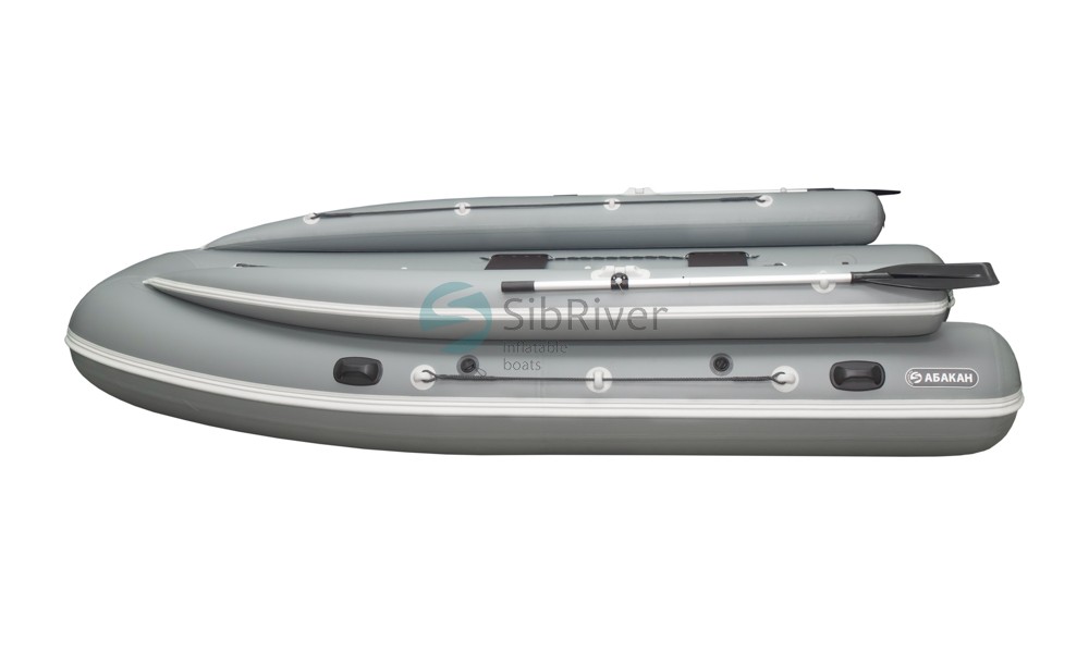 Лодка SIBRIVER Абакан-380 JET (камуфляж (лес))