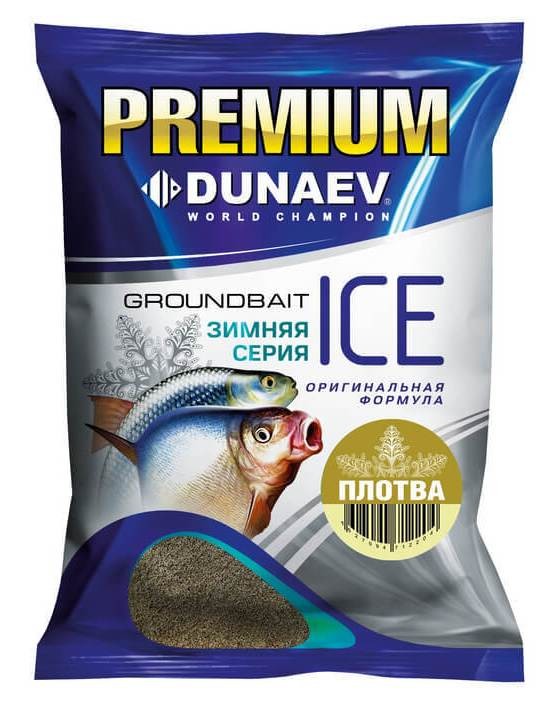 Прикормка зимняя DUNAEV Ice Premium Плотва (0.9 кг)