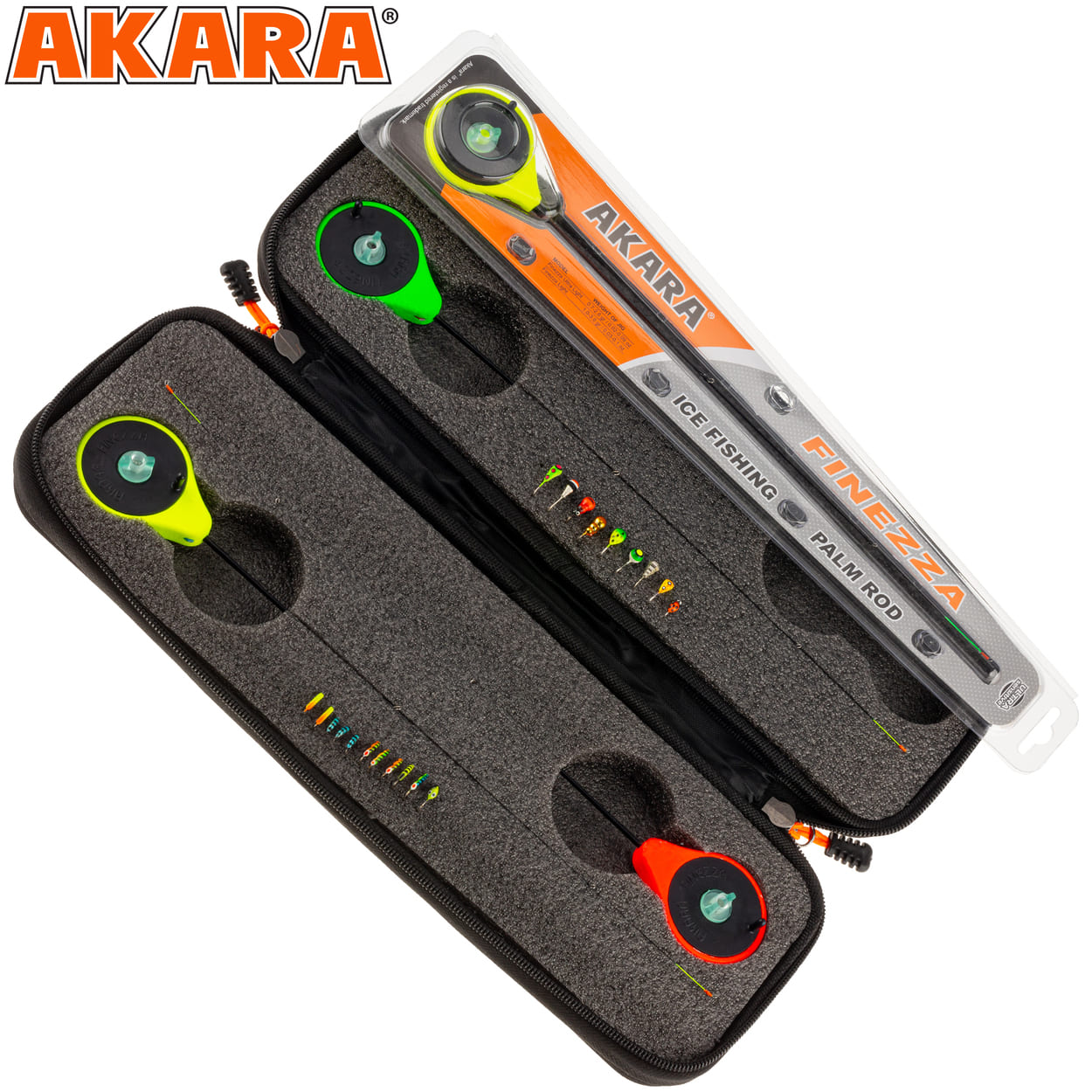 Чехол для зимних удочек AKARA Finezza
