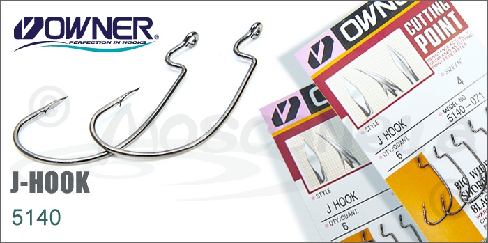 Крючок офсетный OWNER 5140 J-Hook