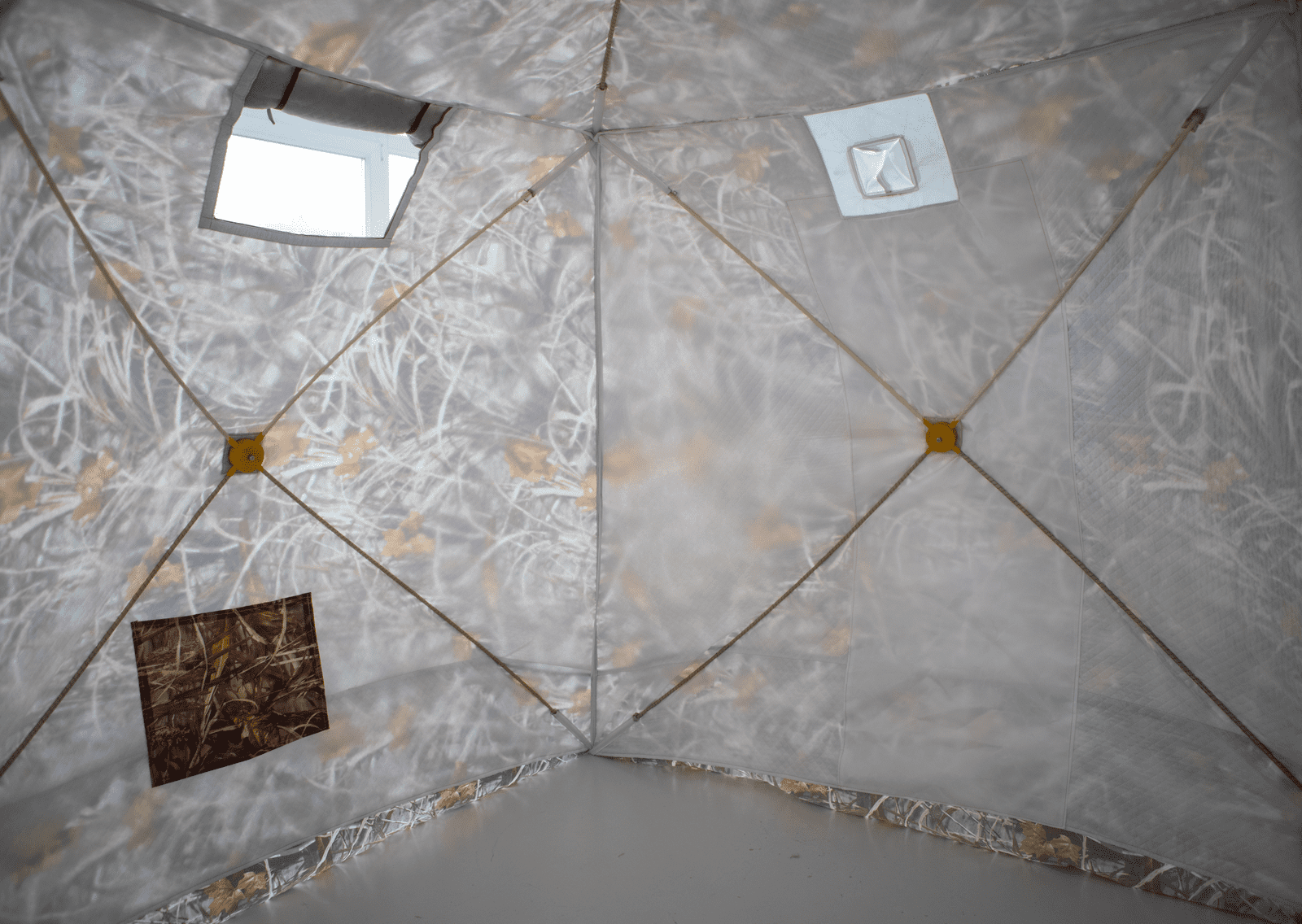 Палатка зимняя СТЭК Куб-3Т трехслойная (камуфляж)