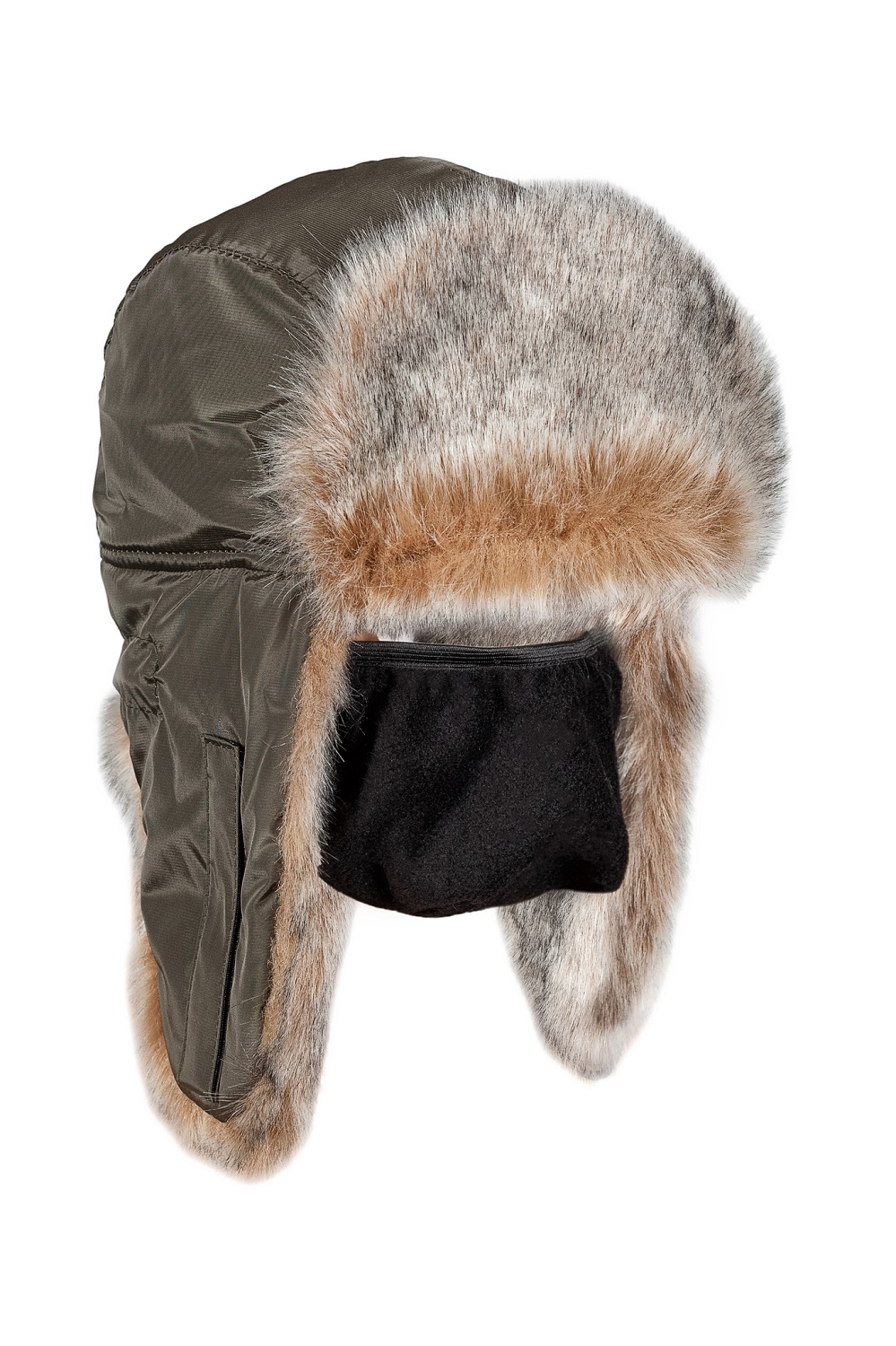 Шапка-ушанка HUNTSMAN Евро (56-58, волк/хаки)