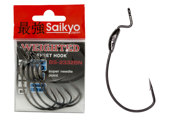 Крючок офсетный SAIKYO BS-2332 Weighted