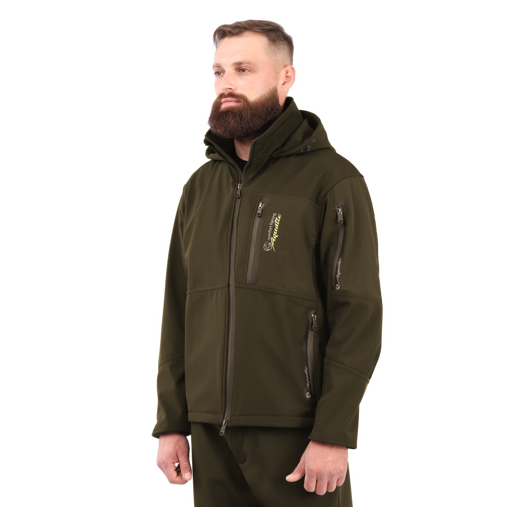 Костюм демисезонный AQUATIC К-05 (soft shell) (48-50, хаки)