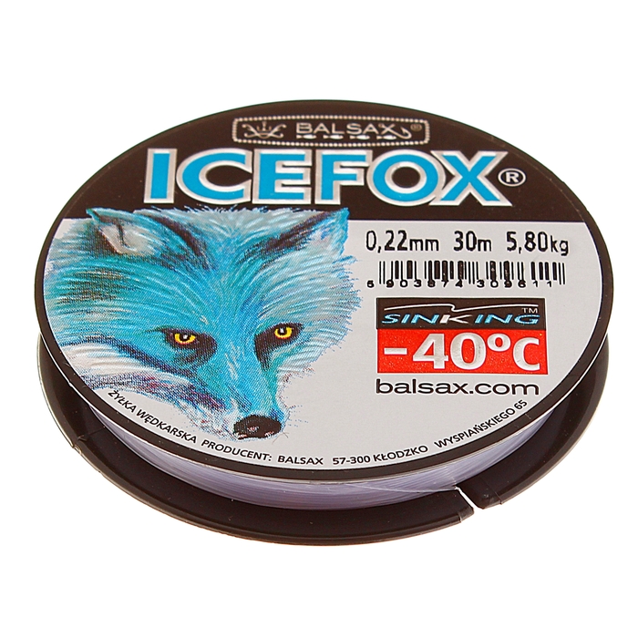 Леска BALSAX Ice Fox (30 м, 0.06 мм (0.59 кг))