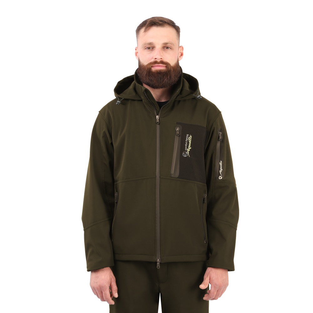 Костюм демисезонный AQUATIC К-05 (soft shell) (48-50, хаки)