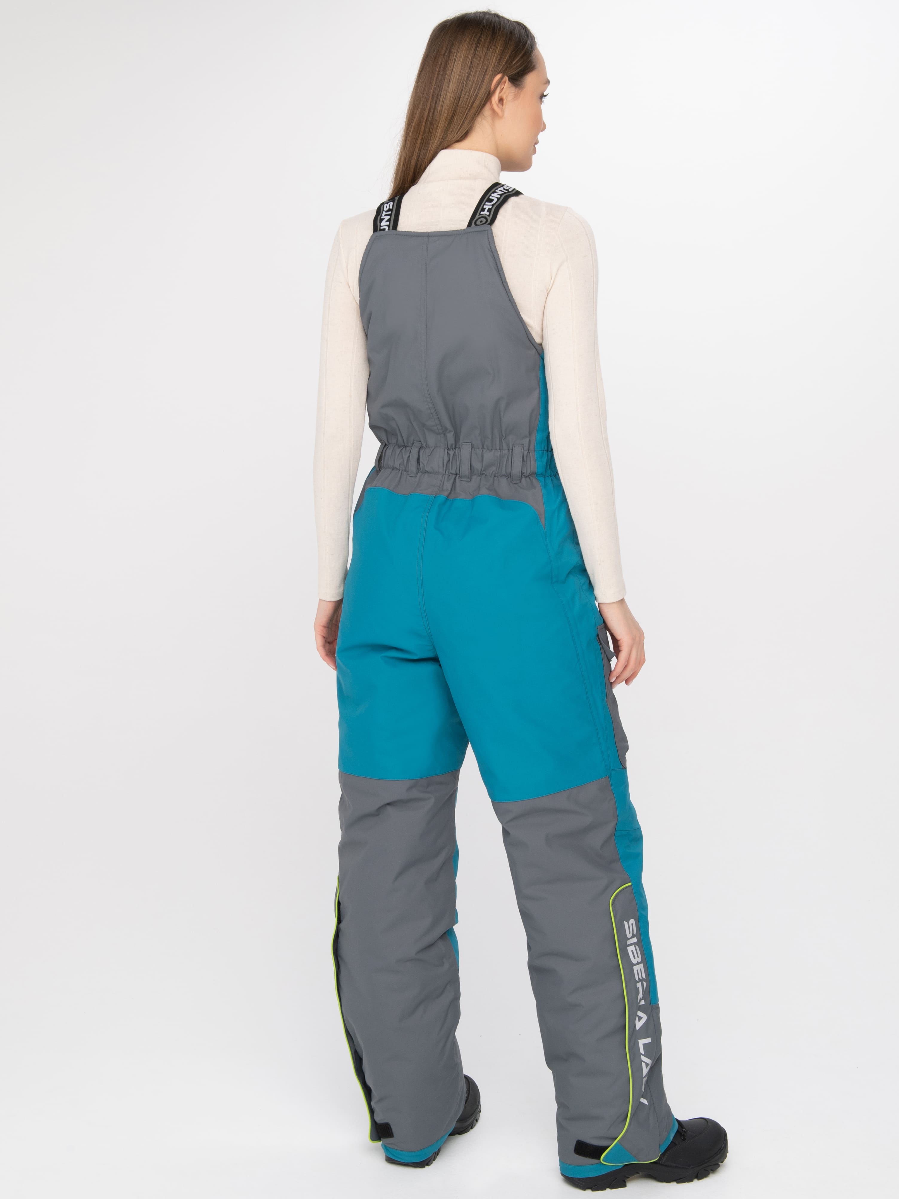 Костюм зимний HUNTSMAN Siberia Lady (Breathable) (40-42/158-164 см, бирюза/серый)