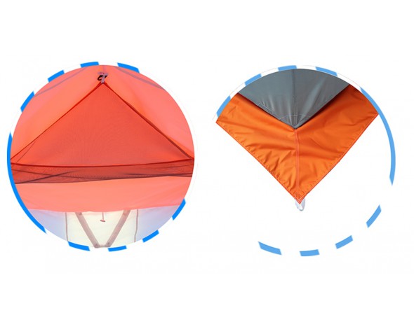 Палатка зимняя МИТЕК Нельма-Куб 2 Люкс (утепленная)