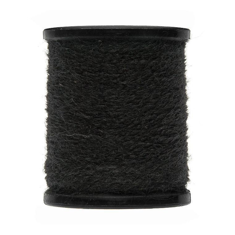 Пряжа шерстяная UNI-Yarn (15 м, Black)
