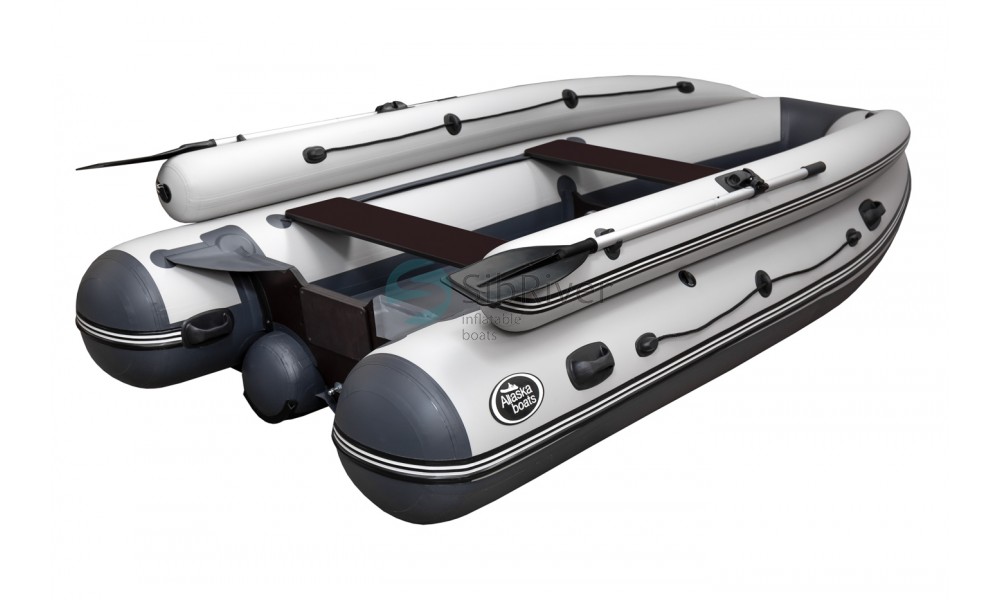 Лодка SIBRIVER Allaska-360 Drive LUX (жёлтый/чёрный)