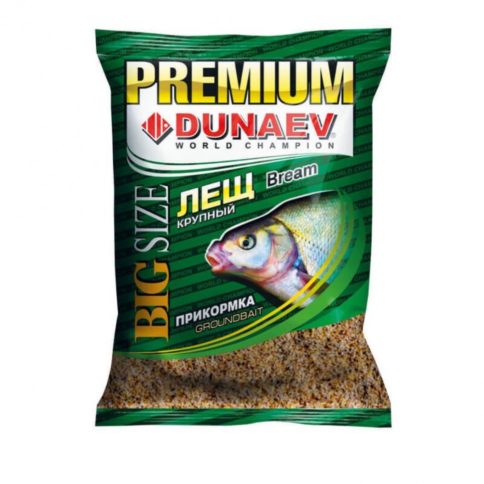 Прикормка DUNAEV Premium Лещ Крупный (1 кг)