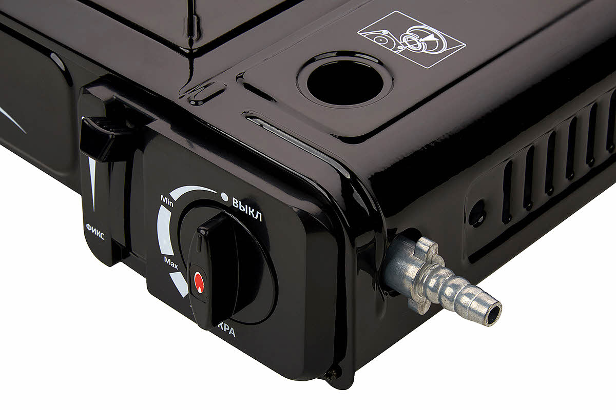 Плита настольная TOURIST Keramik Guru Plus TS-201 (керамика, переходник)