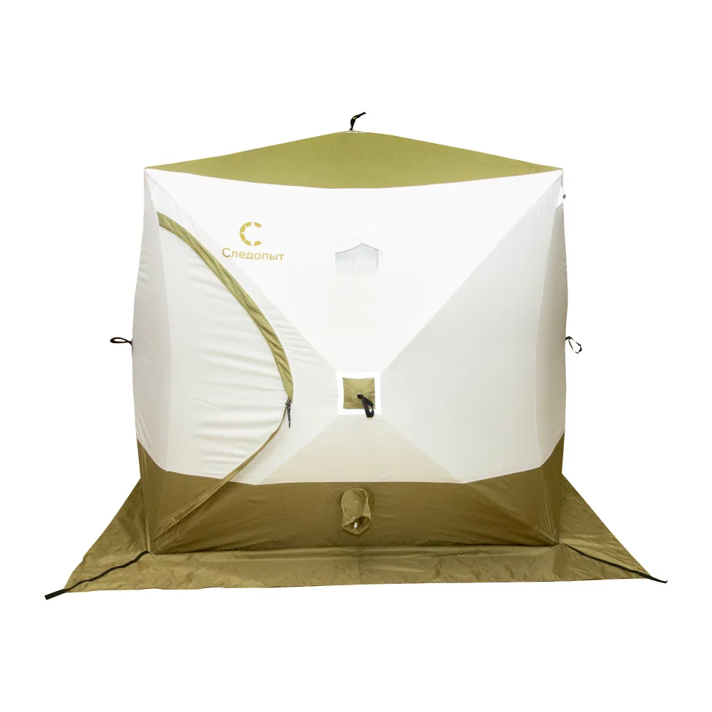 Палатка зимняя СЛЕДОПЫТ Куб Premium PF-TW-40 (2.1х2.1 м)