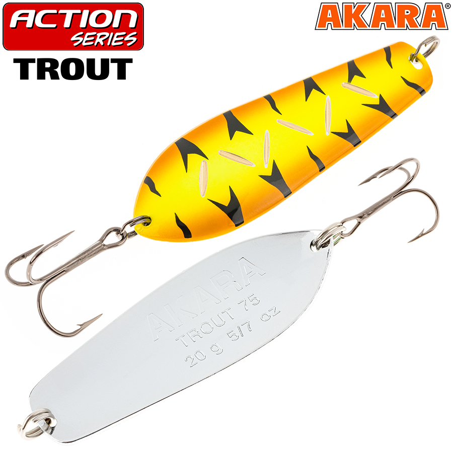 Блесна AKARA Action Series Trout (75 мм, 20 г, AB20)