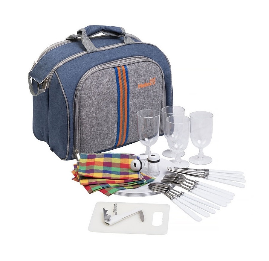 Набор д/пикника HELIOS HS-425S-(4)BG