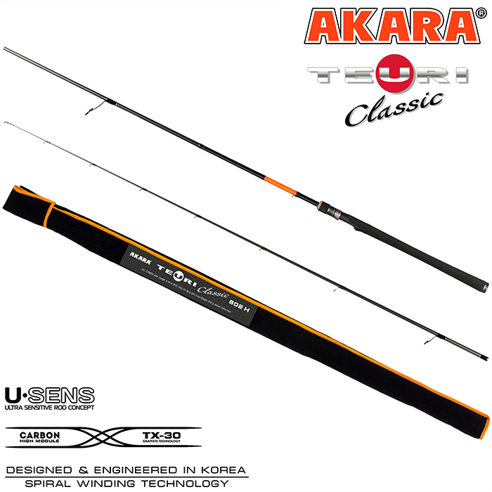 Спиннинг AKARA Teuri Classic TX-30 (H802, 2.44 м, 21-56 г)