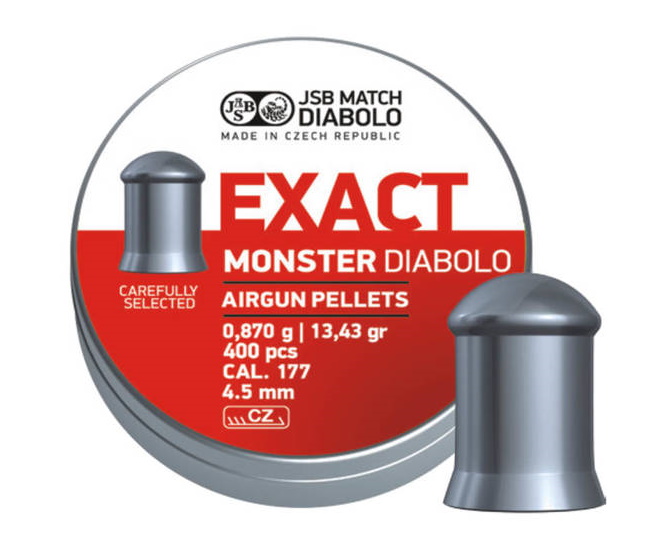 Пули JSB Exact monster diabolo (0.87 г, 400 шт)