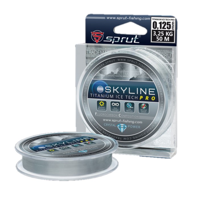 Леска SPRUT Skyline Fluorocarbon Composition IceTech PRO