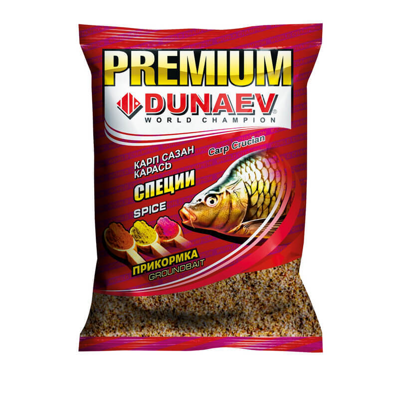 Прикормка DUNAEV Premium Карп Специи (1 кг)