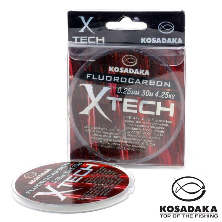 Леска флюорокарбон KOSADAKA X-Tech