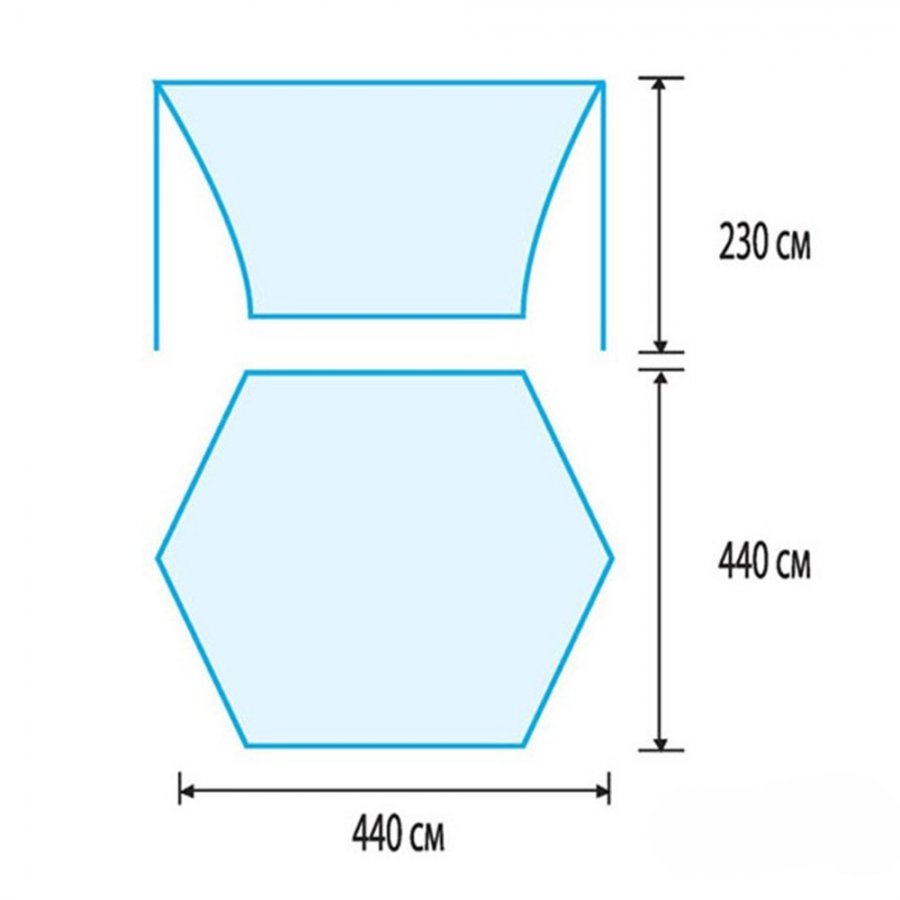 Тент туристический TRAMP LITE Tent (зелёный)