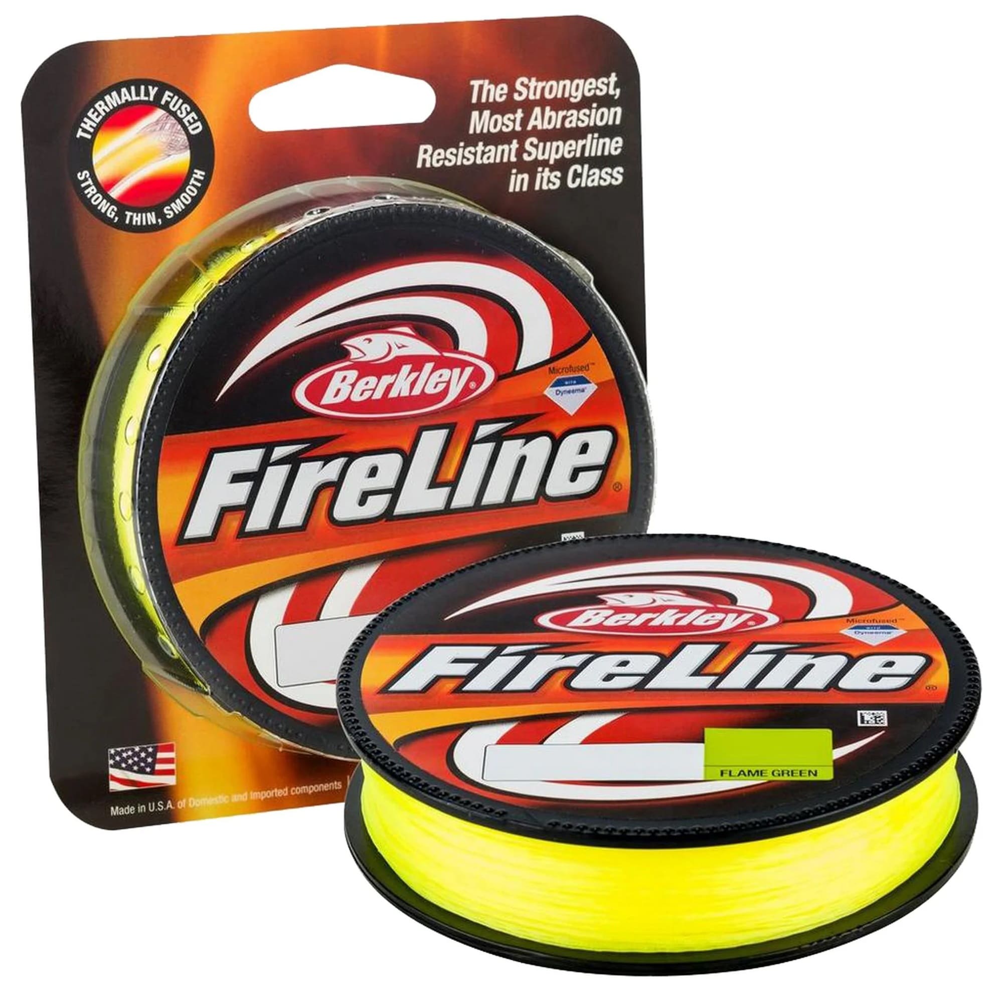 Шнур BERKLEY FireLine (110 м, 0.10 мм (5.9 кг), Flame Green (ярко-зелёный))