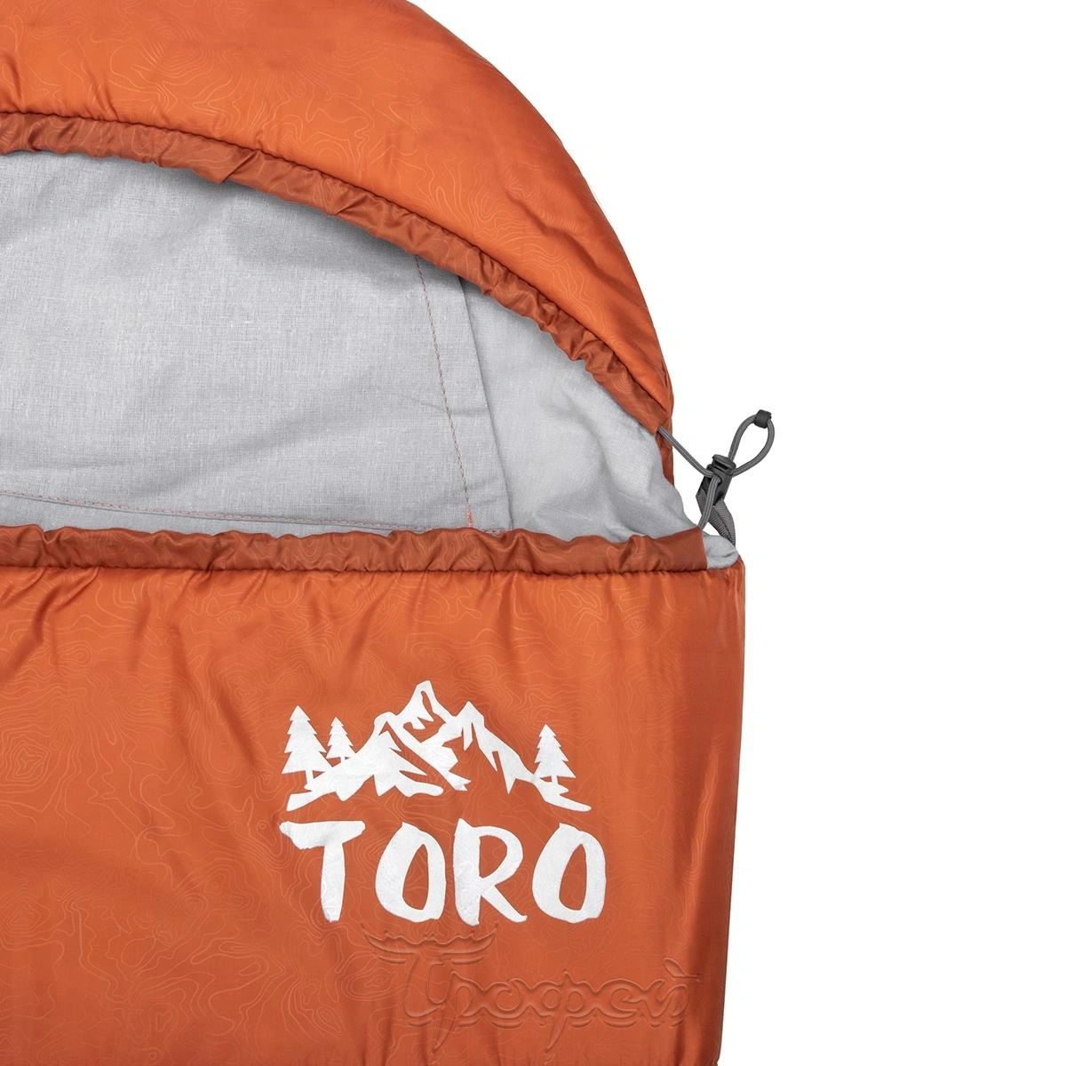 Спальный мешок HELIOS Toro Wide 200 (правый, оранжевый)