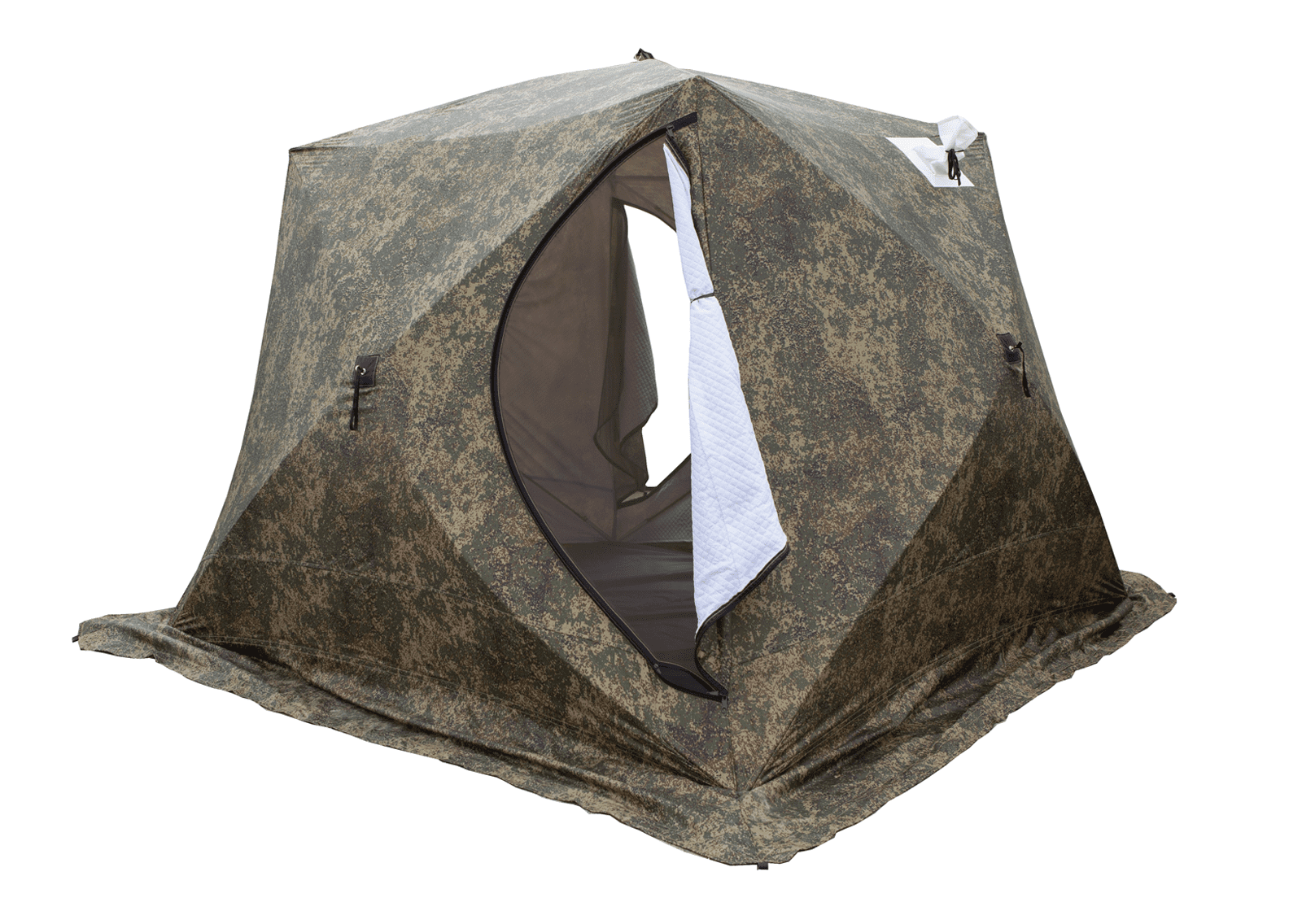 Палатка зимняя СТЭК Куб-4Т трехслойная (камуфляж)