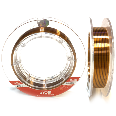 Леска RYOBI Nitlon DNF (150 м, 0.205 мм (3.8 кг), gray)