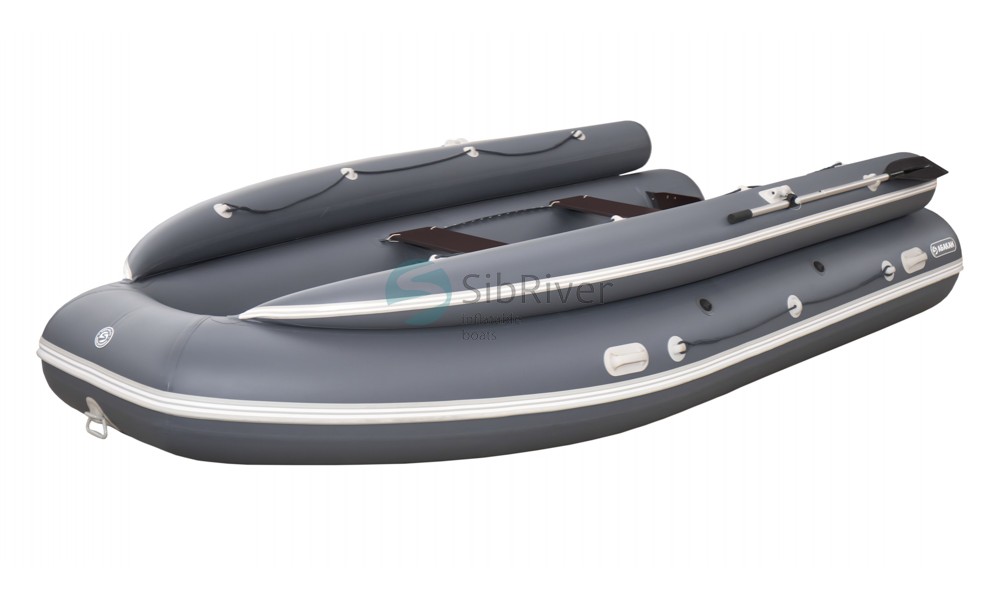 Лодка SIBRIVER Абакан-430 JET (камуфляж (лес))
