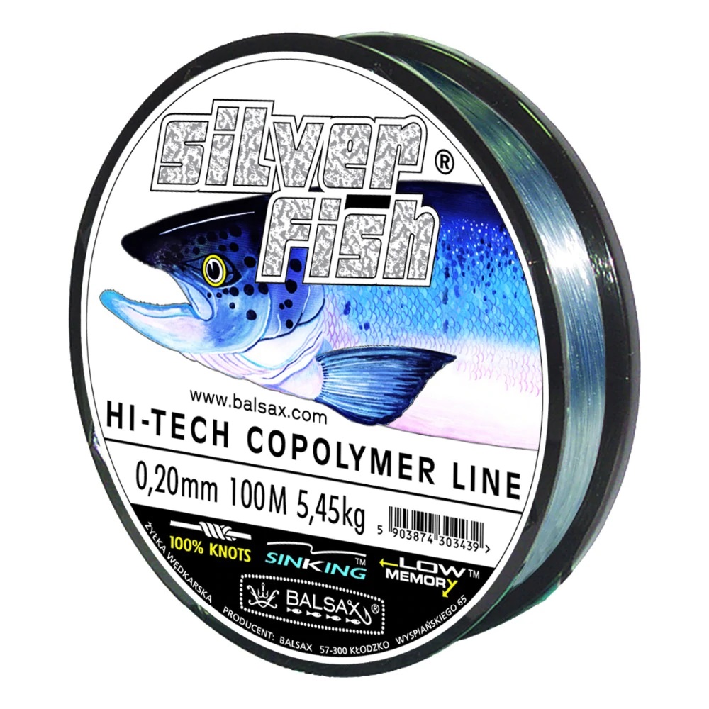 Леска BALSAX Silver Fish (100 м, 0.12 мм (1.95 кг))