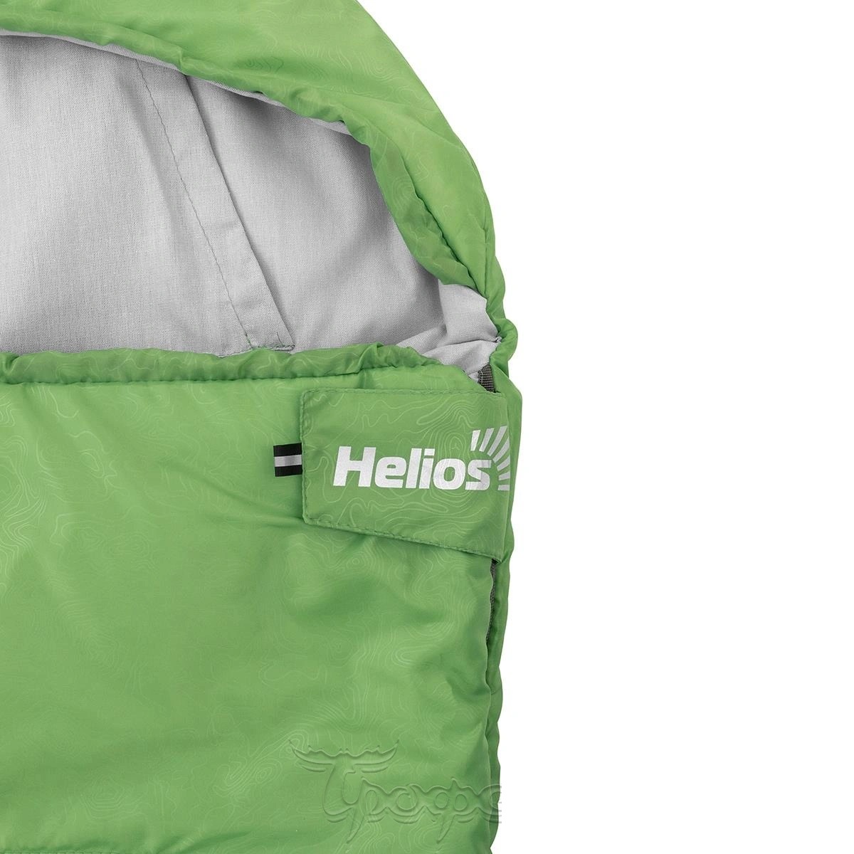 Спальный мешок HELIOS Toro Wide 200 (левый, салатовый)
