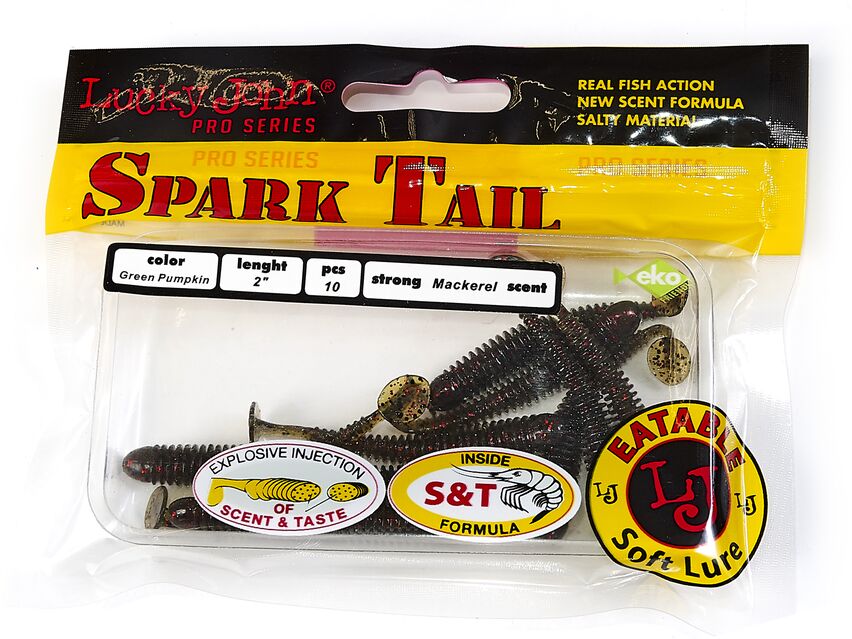 Мягкая приманка LUCKY JOHN Spark Tail (2"/5 см, PA03, 10 шт)
