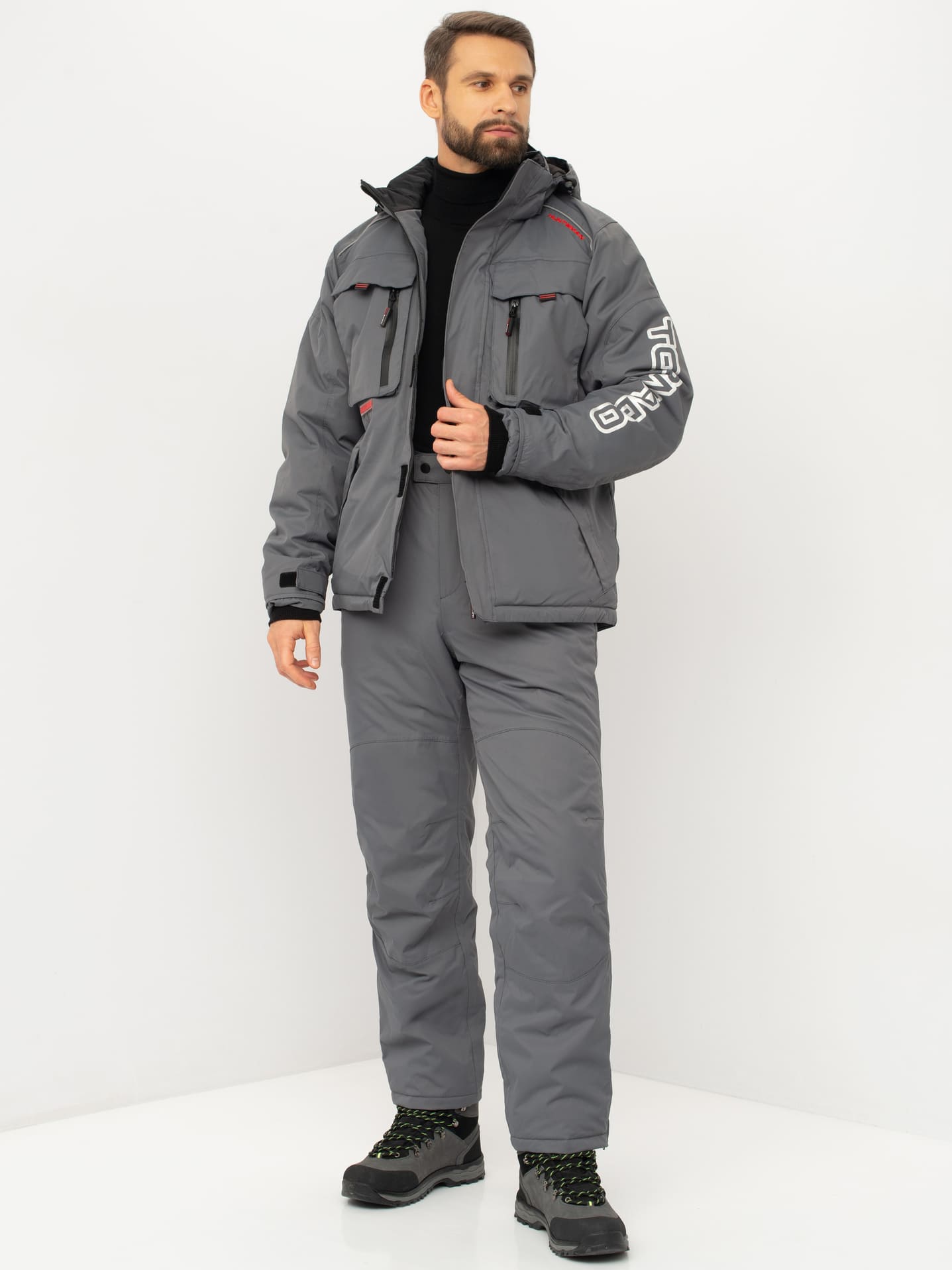 Костюм демисезонный HUNTSMAN Торнадо -15 °С (Breathable) (44-46/170-176, серый)