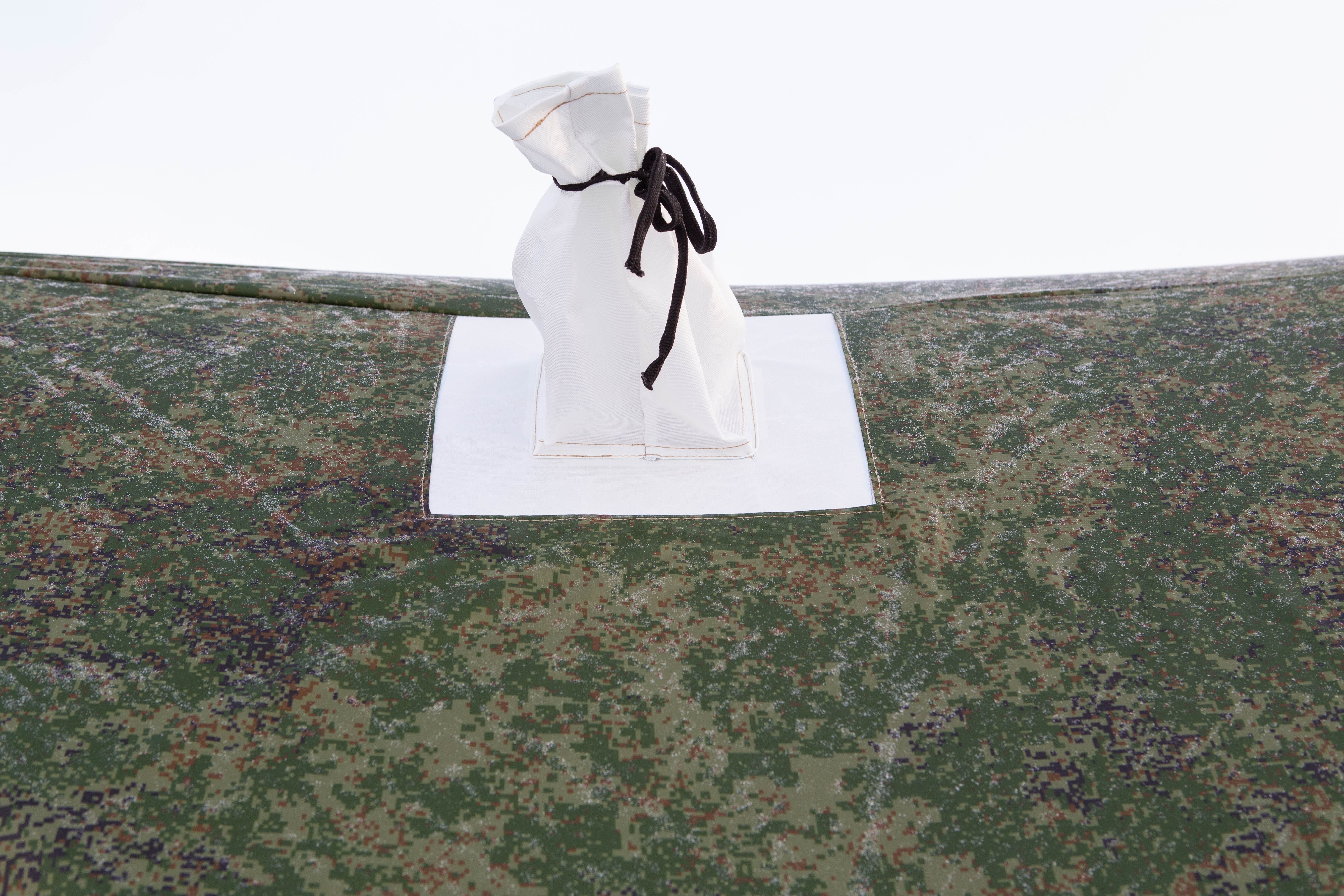 Палатка зимняя СТЭК Куб-4Т трехслойная (камуфляж)