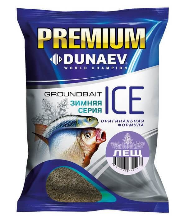 Прикормка зимняя DUNAEV Ice Premium Лещ (0.9 кг)