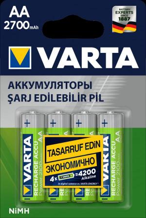 Аккумулятор VARTA Recharge Accu AA (2700 mAh)