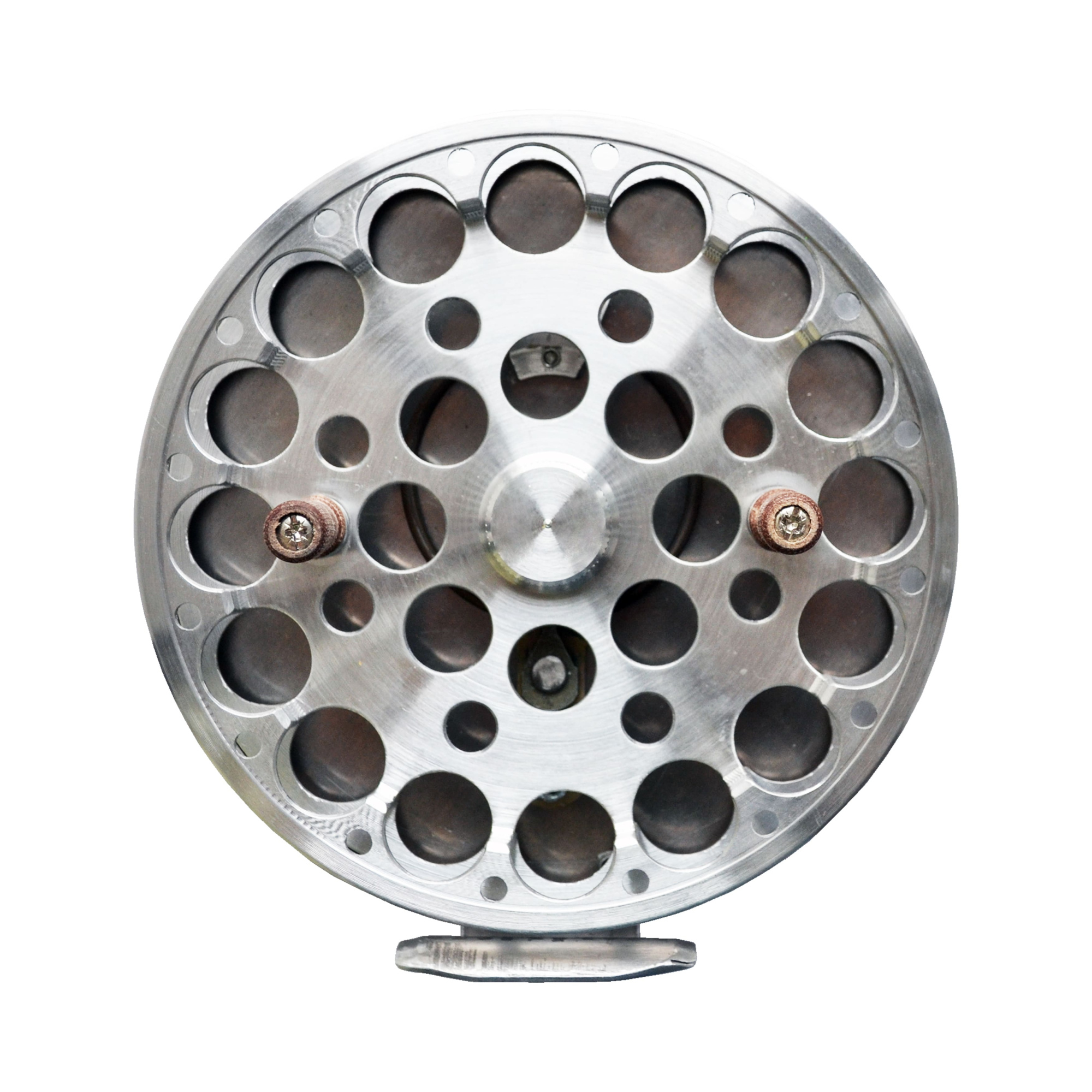 Катушка инерционная точёная (алюминий) (140 мм)