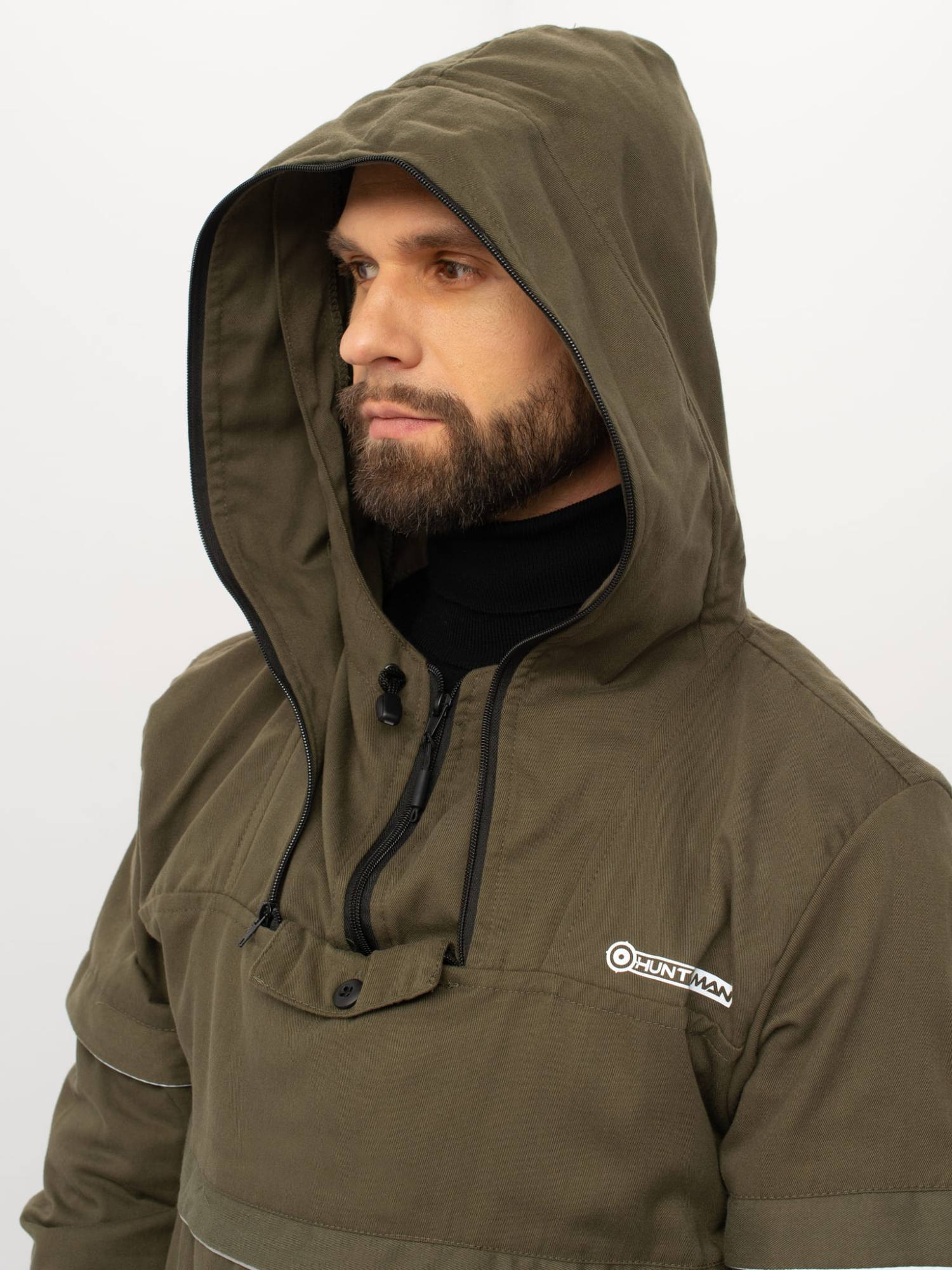 Костюм п/эн HUNTSMAN Антигнус ЛЮКС (Твил Пич) (44-46/170-176, хаки)